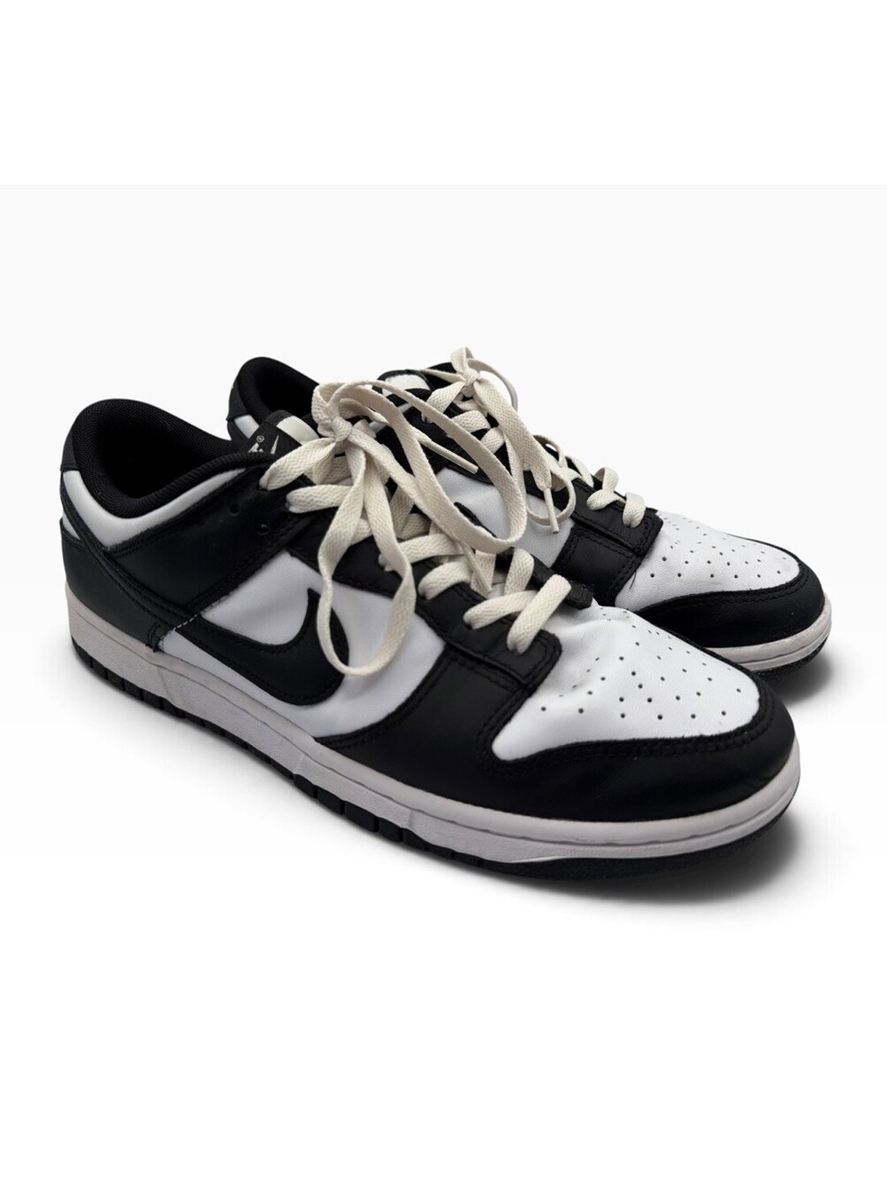 Nike Dunk Low Black White Panda Unisex Low Top Leather Sneakers DD1391-100 11M
